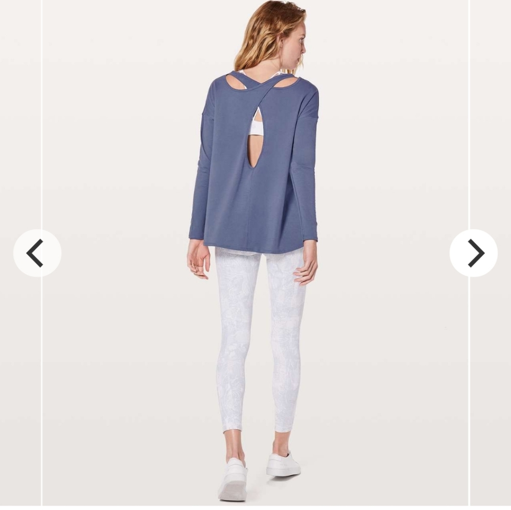 Lululemon Back Into It Long Sleeve Size 2